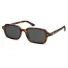 SOJOS Retro Rectangular Polarized Sunglasses Womens Mens, 80s 90s Small Trendy Slim Narrow Square Sunnies