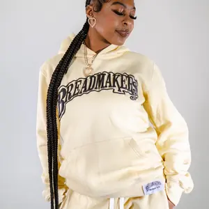 Breadmakerco jogger cream stack sweatsuit Clothing Women Pants Comfort