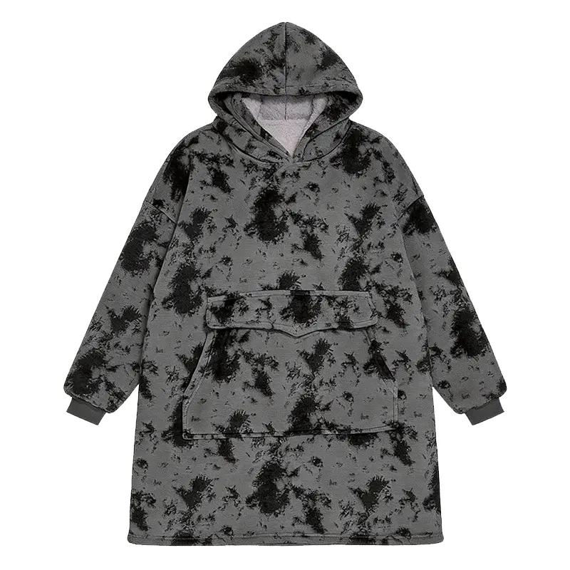 Stone Grey Elevated Comfort | 2026 Cozy Wearable Blanket Hoodie | Oversized & Plush for Ultimate Relaxation | TikTok Viral Loungewear