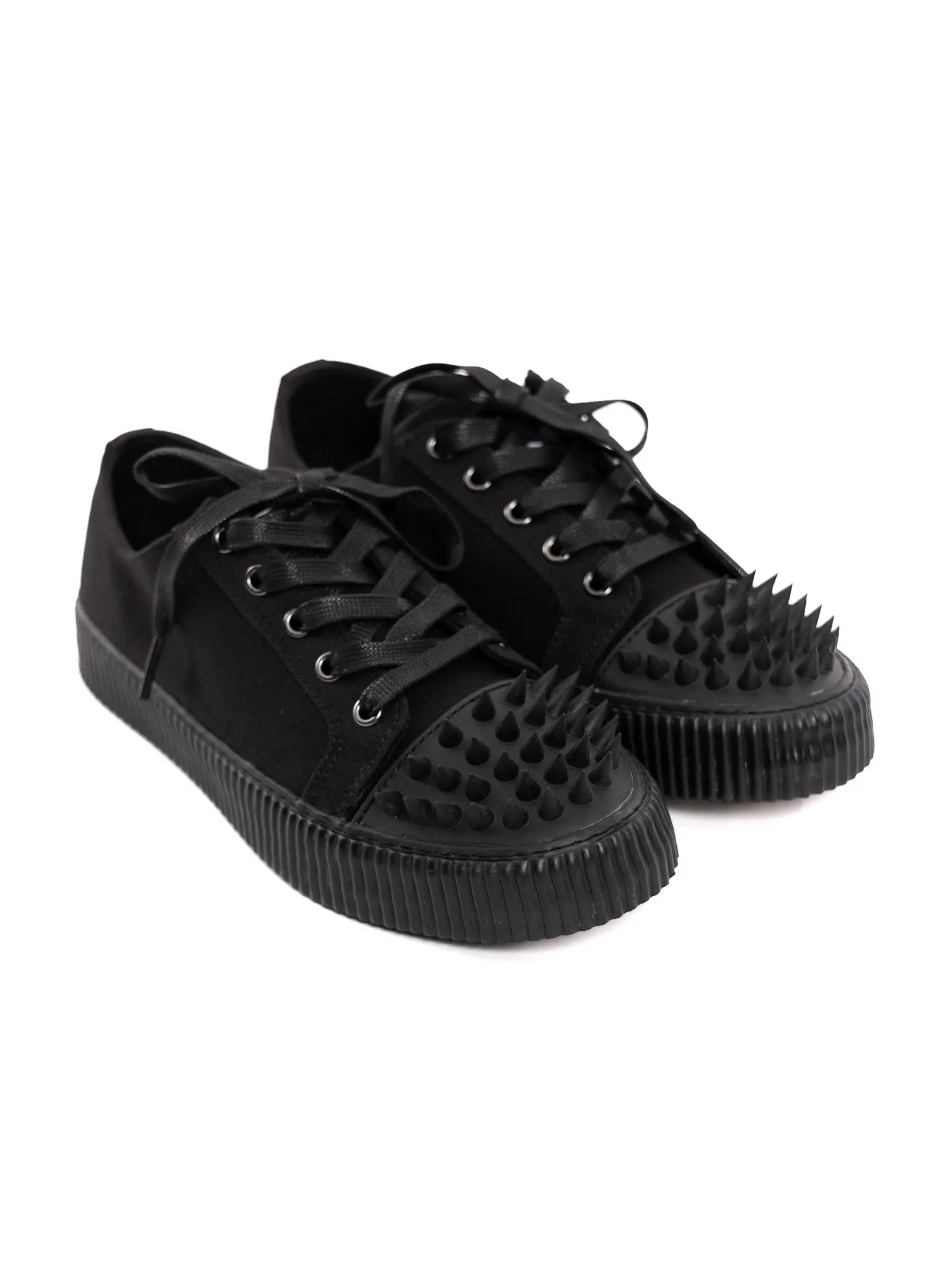 Spiked Twill Low-Top Sneaker - T.U.K. NO RESTOCK!