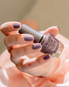 Morgan Taylor Who's That Girl? - Multi-dimentional Pink Glitter, Professional Lacquer, Vibrant, Chip-Resistant, Fast-Drying, Long-Lasting, High-Shine, Perfect for Manicures & Pedicure, 15mL.