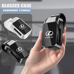 Car Sun Visor Glasses Clip, Auto Sunglasses Holder, Card Case, Car Organizer for Lexus Fsport Gx470 Rx330 Is250 Lx570 Lx600 Ct200h Rx350 Is300h