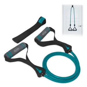 Dr. Scholl's Resistance Band W/Door Anchor (Light Resistance 10lb) - Balance, Stability, Joint Rehabilitation, Muscle Pain, Injuries, Arthritis (15lb)