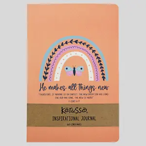 Kerusso Womens Paperback Journal All Things New