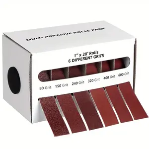 Woodworking Sandpaper Roll, Heavy Duty Abrasive Sandpaper Roll, Suitable for Metal-Polishing, Multipurpose Sandpaper Roll for Woodworking