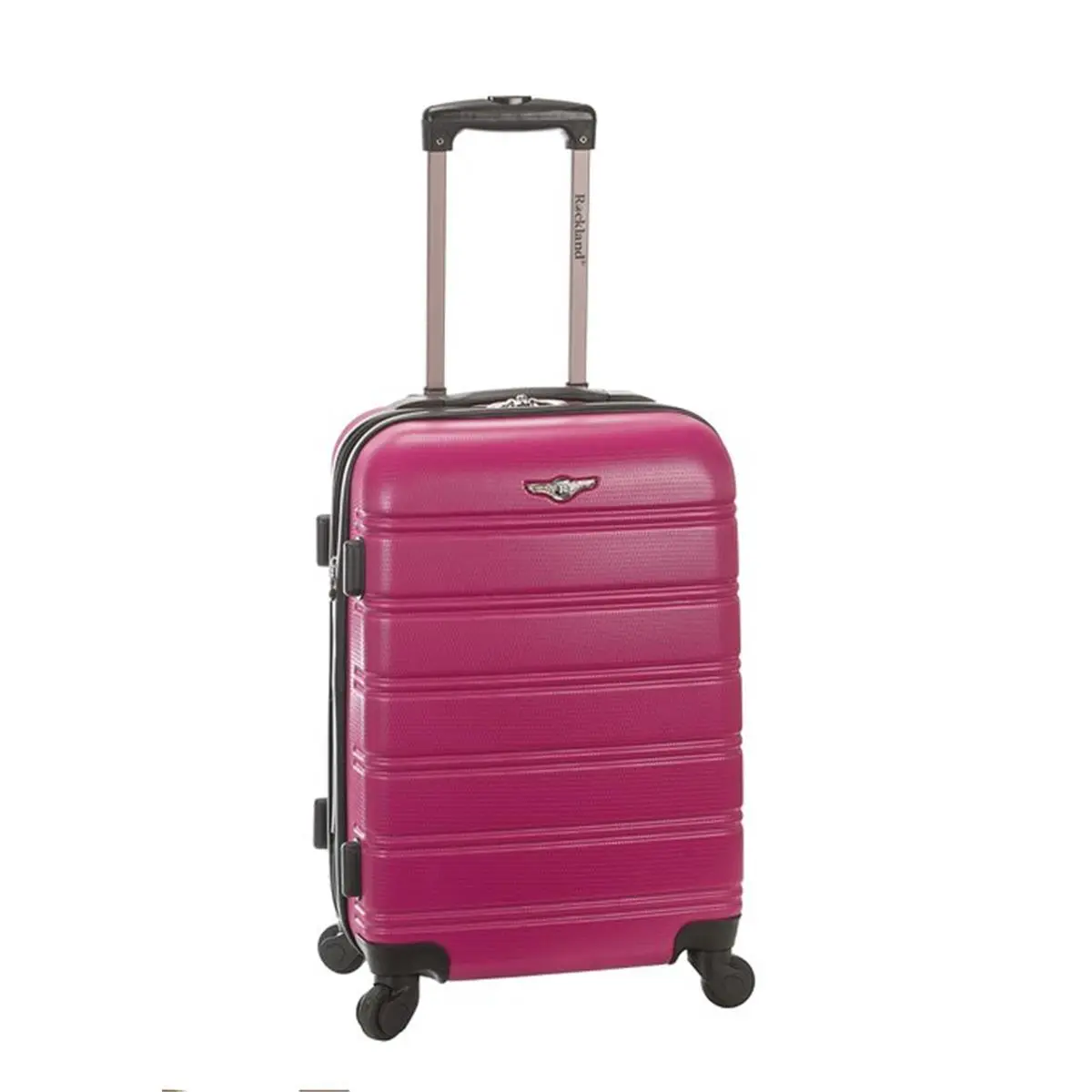 212 MAIN Lightweight Durable Luggage, 13x10x20 in. Magenta Travel Luggage