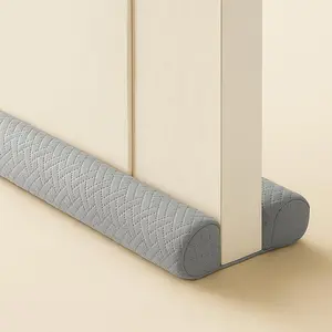 Under Door Draft Stopper, Noise Blocker & Soundproof Door Seal, Blocks Cold Air, Light & , Easy Install Under Door Gap Filler, Door Sweep for Bottom 30"-36" Grey