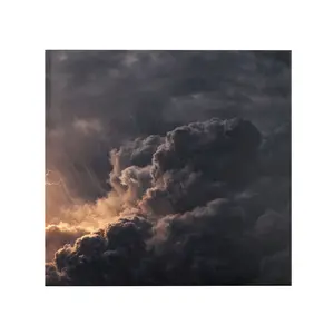 Lightning Strike Clouds Hardcover Photo Book | Stormy Sky Photography