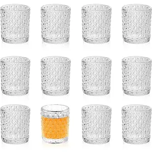 Shot Glass, 3oz Mini Shot Glass Set of 12, Fancy Shot Glass Set,Cute Shot Glasses,Small for , , , Espressos,  & Liquors