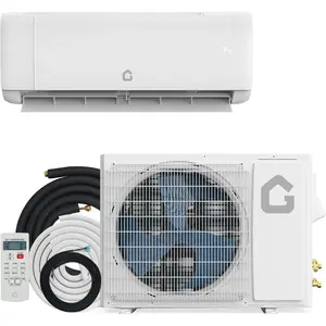 12000 BTU Mini Split Air Conditioner,22 SEER2 Ductless Inverter AC w/ 230V, Cool Up to 750 Sq. Ft with Heat Pump System, Compatible with Alexa, White