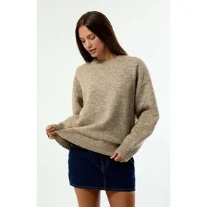 Rhythm Women's Rumi Speckle Knit Crew Neck Sweater