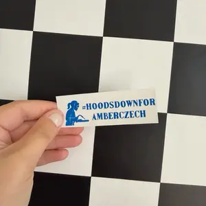 Hoods down for Amber Czech decal