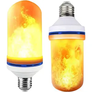 Flame Effect Light Bulbs  - 4 Modes Fire Flickering Bulbs for Christmas Decoration Atmosphere Lighting