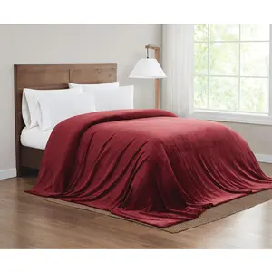 Truly Soft 110"x120" Velvet Plush Family Blanket