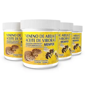 Smooth Veneno De Abeja Healthcare Therapy Pain Relief Cream - 4-Pack Methyl Salicylate Soothing Ointment (5.29 Oz), Muscle & Joint Ache Treatment
