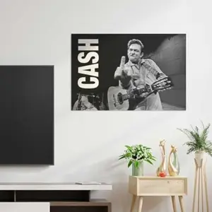 Johnny Cash's Classic Rock Country Music Poster - Officially Licensed UNFRAMED Decor Matte Decoration Vintage Prints