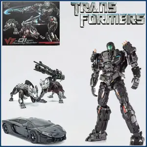 Transformation MasterPiece VT01 VT-01 Lockdown Peru Kill Movie KO VS UT R01 Alloy With Two Dogs Anime Action Figure Robot Toys