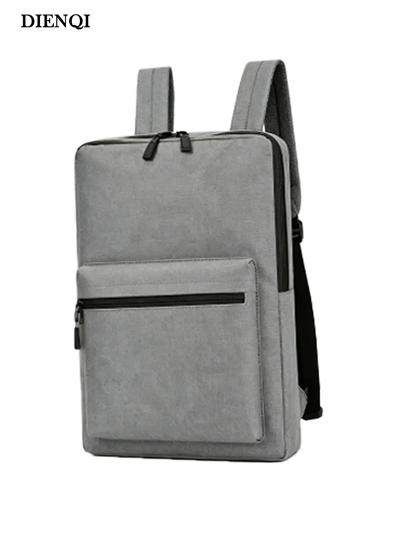 Minimalist Slim Waterproof Backpack for Men, Lightweight Laptop Travel Bag, Fashionable School Bag for Teenagers, Essential Work Bag