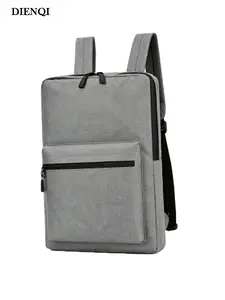 Fashion Slim Backpack for 13" 14" Laptop, Waterproof Casual Minimalist Computer Backbag, Multi-Use Work Bag for Men and Women