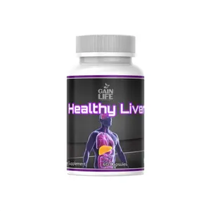 Gain Life Healthy Liver Vitamin Dietary Supplement - 60 Capsules for Liver Health Support