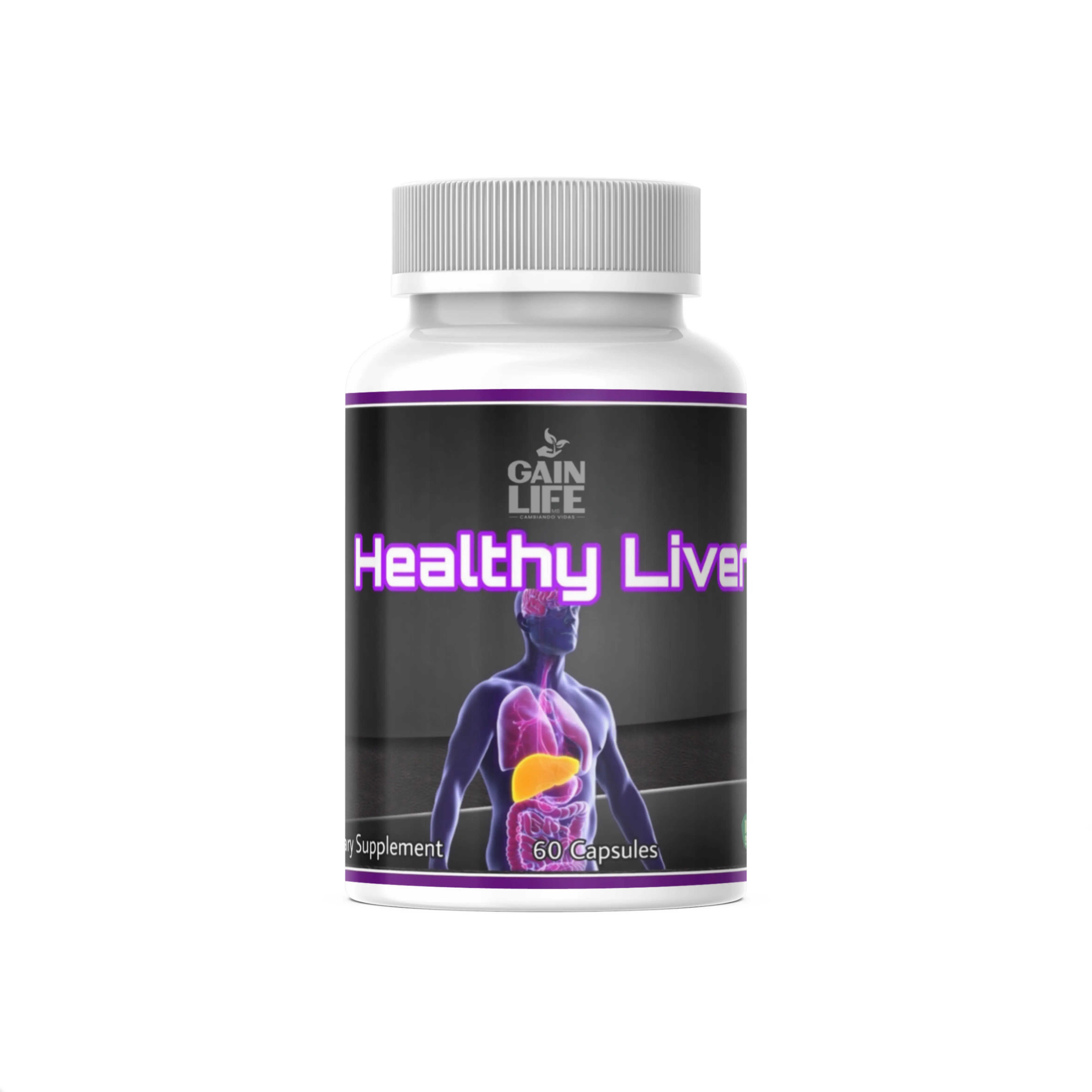 Gain Life Healthy Liver Vitamin Dietary Supplement - 60 Capsules for Liver Health Support Gain Life Healthy Liver Vitamin Dietary Supplement - 60 Capsules for Liver Health Support