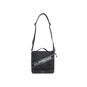 Supreme Logo Shoulder Bag Black by StockX