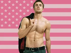 Chris Evan Pink Wall Tapestry American Flag V2, Gift For Him, Gift For Her Gift For Him, Gift For Her