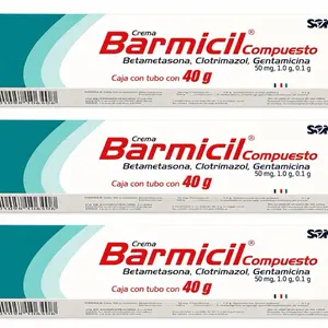 3 Pack Combo Crema Barmicil Cream 40 gr.