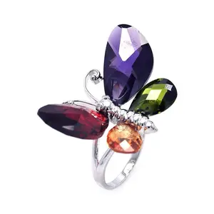 Gorgeous butterfly ring 925