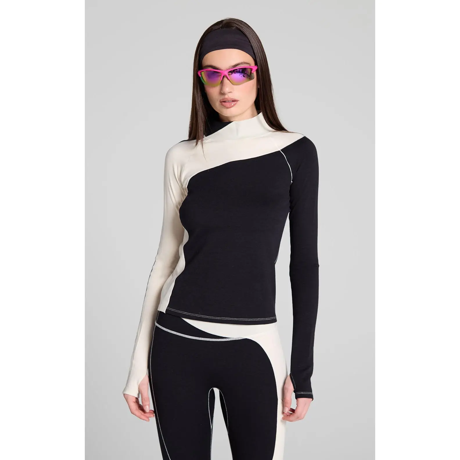 Wool Sculpt Merino Baselayer Mock Neck