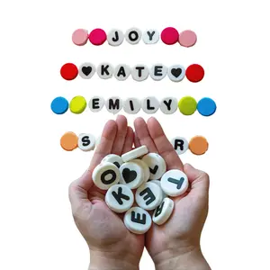 Extra Large Alphabet Beads large letter beads dog collar beads