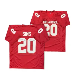 Billy Sims Autographed OU Jersey