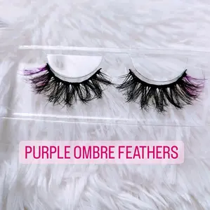 Purple Ombre Lashes