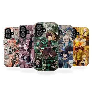 Anime Demon Slayer Hot Phone Cases for IPhone 17 16 15 14 13 12 11 Promax Pro Air Plus Tanjiro Zenitsu Inosuke Protective Cover Protection