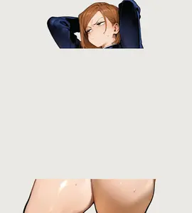 Kugisaki Nobara 17 Car Sticker – Kiss-Cut Vinyl Decal for Laptop & Hydro Flask, Full Body Sticker