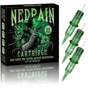 Tattoo Cartridge Needles 20Pcs #12 Standard 3 Round Liner with Membrane Safety Cartridges Disposable Tattoo Supplies for Wireless Tattoo Machine Artists & Beginners