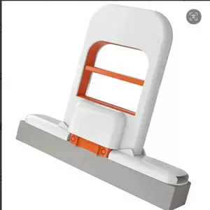door track，Mini Foldable Desktop Mop, Portable Self-Squeeze Sponge Mop for small Spaces  Suit for WetDry Use on Kitchen Countertops GlassBathroom Car Interior