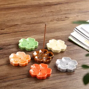Cherry Blossom Mini Incense Holder & Tray for Sandalwood & Agarwood Sticks - Decorative Design incense stick