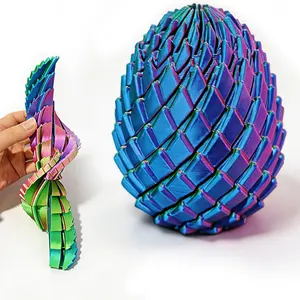 3D Printed Twisting Ball Desktop Ornament Gift, Finger Spinner Ball, Hypnotic Gear Spinning Slime Ball, Adult Stress Relief Sensory Gift, Focus And Relaxation Desktop Ornament Gift, For Office Desk Decoration, Office Gift.