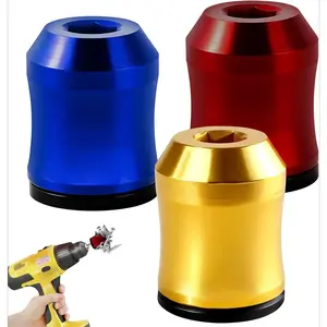 3Pcs Strong Magnetic Screw Ring, 1/4 Inch/ 6.35 mm Universal Magnetic Screw Holder, Removable Screw Catcher for Hex Screwdriver and Power Bits