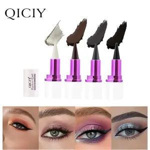 Eyeliner Pencil,Long-lasting Quick-drying Eye Black crayon matte Eyeliner Cream Waterproof Eyeliner,Cat Eye MakeupStencil,Smoky Eyeshadow Palette Goth Halloween Makeup Kit,girl's favorite Christmas makeup gift.