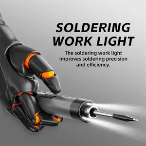 Mini Digital Display USB Charging Electric Soldering Iron Portable Wireless Home Appliance Repair DIY Kit Welding Set