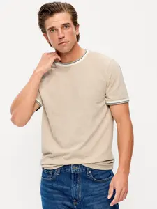 Old Navy Men's Crew-Neck Pique T-Shirt