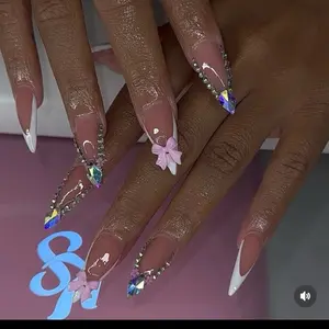 Handmade Stiletto hard Gell Nails for Nail Art and Care - Nail Care