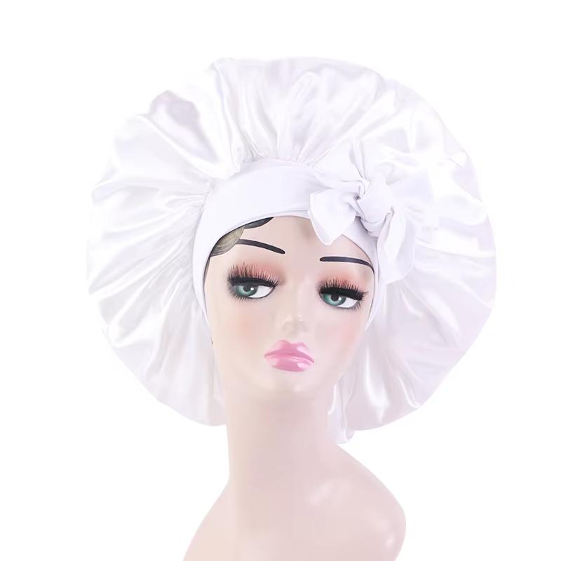Romantic Satin Bonnet Sweet Heart Silk Like for Kitchen, Shower & Sleeping / Using for all Occasions