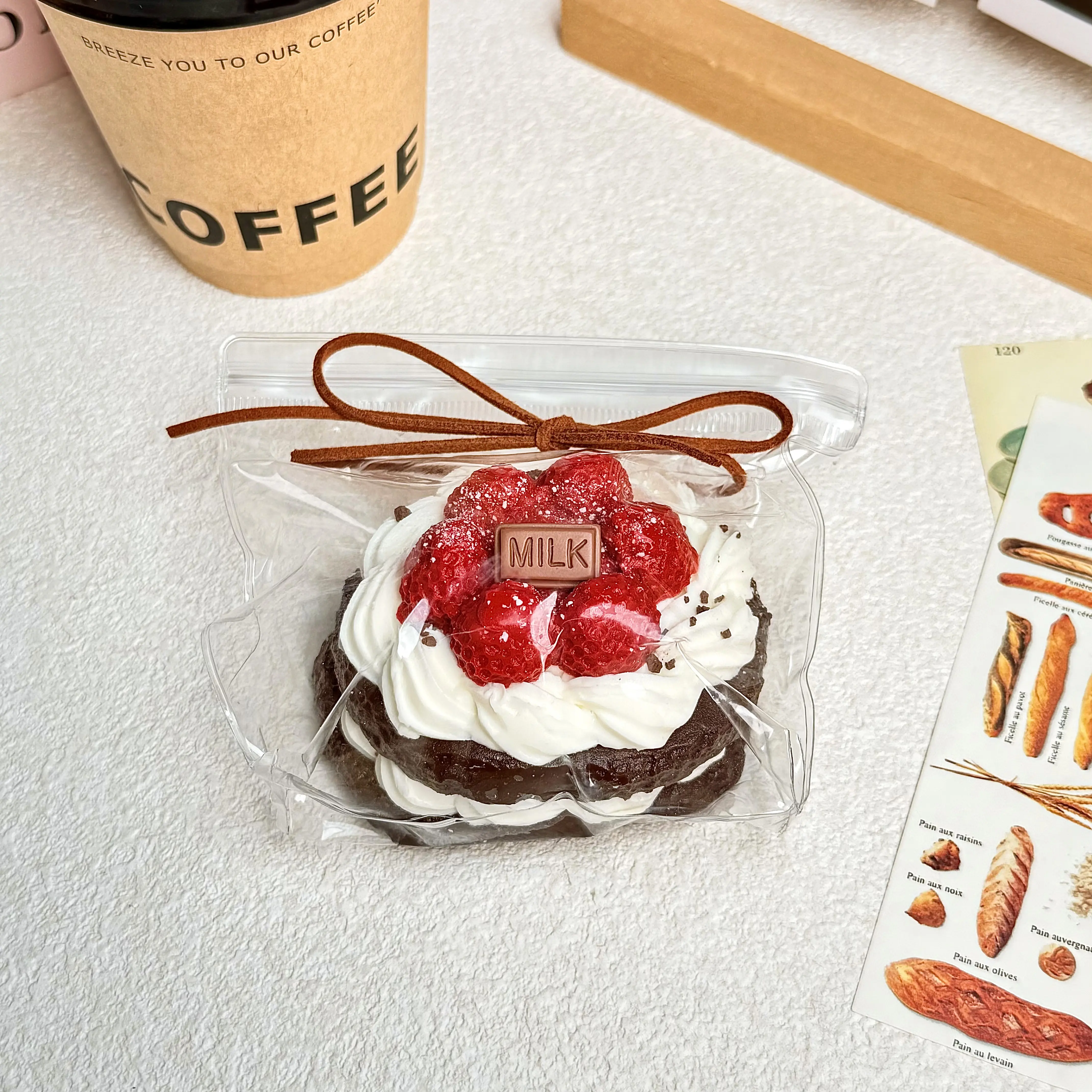 【Buy 3 Get 1 Free】Chocolate Raspberry Tower Cake Squishy Toys, Food-Grade Silicone Slow Rising Handmade Non-Toxic Soft Squeeze Sensory Toys with Thick Creamy Slime Texture for Stress Relief
