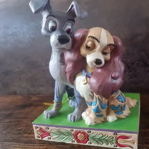 Enesco Jim Shore Lady and The Tramp Love Figurine
