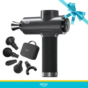Mothers Day Gifts for Mom 2026 - ALLJOY 14mm Amplitude Massage Gun with Metal Head, Handheld Muscle Massaging Tool for Athletes, Deep Tissue Massage, Electric Massager Relaxing Titanium