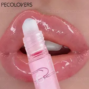 1PC Peach Lip Oil Moisturizing Lip Balm, Soothing And Hydrating Lip Oil, Easily Repairs Dry, Cracked Lips