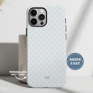 polka dots phone case for use with iPhone 17 air 16 Pro max 15 plus 14 Pro 13/12/11/X/XR/XSMAX sublimation phone case compatible with Samsung Galaxy S25 ultra S24 plus S23 FE S22/S21 anti-yellowing aesthetic phone case simple artistic aesthetic trending